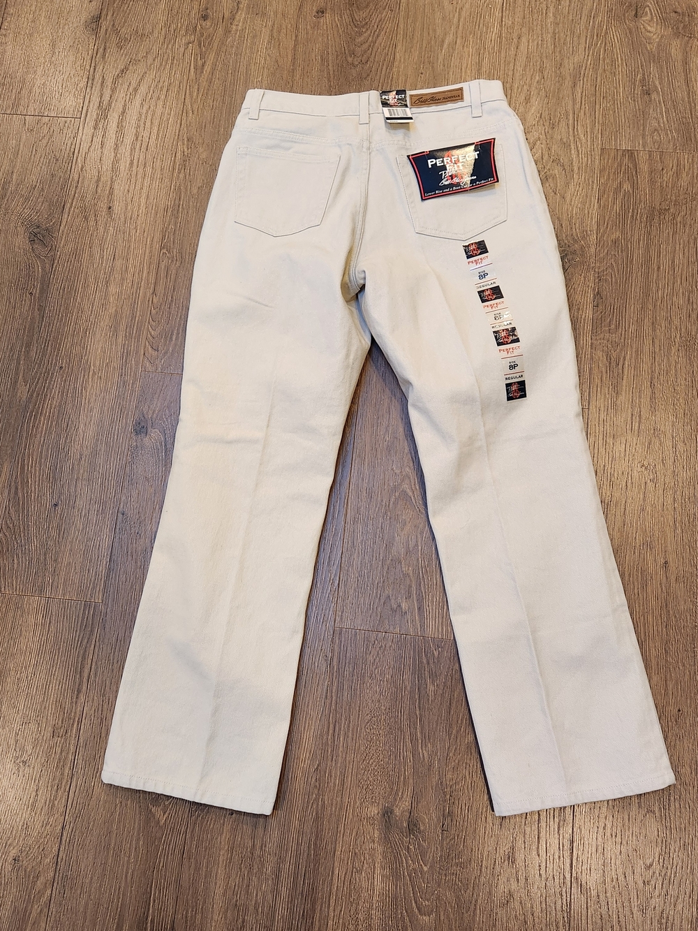 Vintage Deadstock Bill Blass Perfect Fit Petite Jeans High Rise Straight Leg 10P - Picture 6 of 12